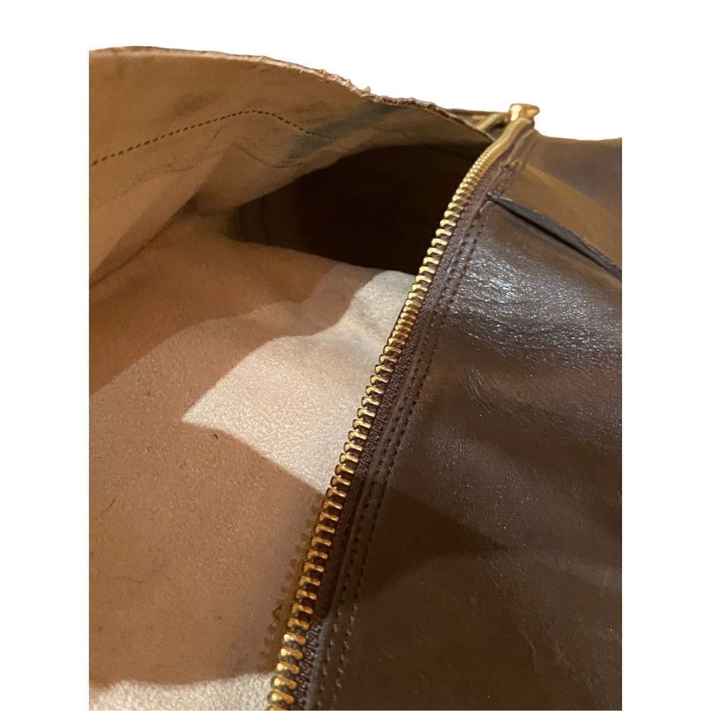 Michael Kors Brown Leather Charm Riding Boots size 5 - Picture 7 of 8